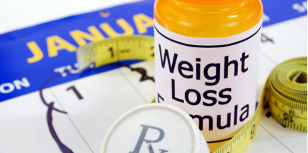 slimming supplement and centimeter